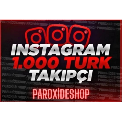  Instagram +1.000 TÜRK TAKİPÇİ GARANTİLİ